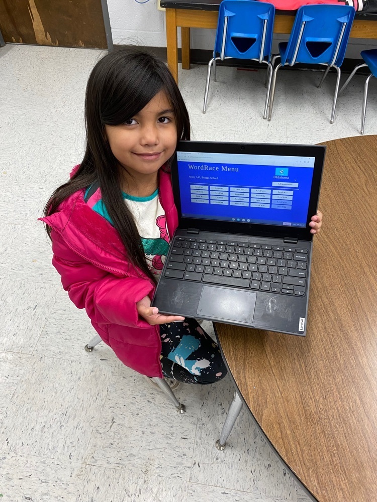 This young lady in 1st grade has been working hard on SoftSeven WordRace. She was number 11 of 154 in the state for the daily scores today!  WordRace is a program designed to help K-3 learn sight words to help pass their 3rd grade reading test  
